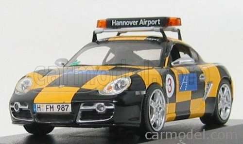 Porsche Cayman S - 2007 - `Follow Me` Hannover Airport - Black and Yellow - Ltd to 1200 pcs