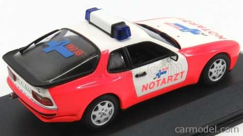 Porsche 944 S2 Coupe MKT Notarzt - 1989 - White / Red- Ltd to 1200 pcs.