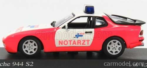Porsche 944 S2 Coupe MKT Notarzt - 1989 - White / Red- Ltd to 1200 pcs.