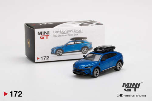 Lamborghini Urus With Roof Box - Eleos Blue