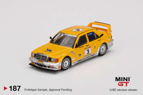 Mercedes Benz 190E 2.5-16 Evolution II - #3 `Camel` 1990 Yellow Page 200 Invitational Kyalami