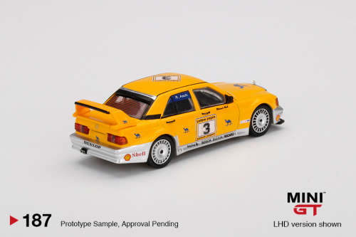 Mercedes Benz 190E 2.5-16 Evolution II - #3 `Camel` 1990 Yellow Page 200 Invitational Kyalami