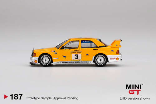 Mercedes Benz 190E 2.5-16 Evolution II - #3 `Camel` 1990 Yellow Page 200 Invitational Kyalami