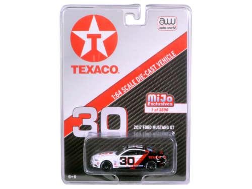 Ford Mustang GT - Texaco Racing #30 - 2017 - Black and White - Limited Edition to 3600pcs