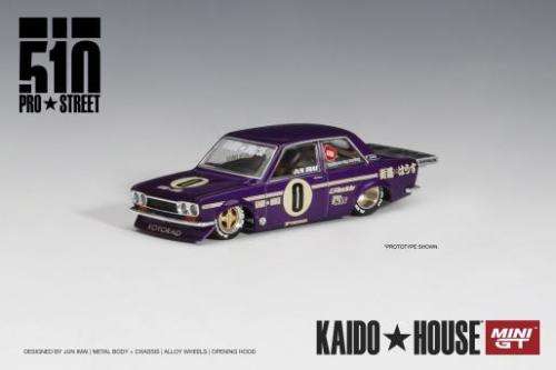 Datsun 510 Pro Street - OG Purple - KAIDOHOUSE and MINI GT