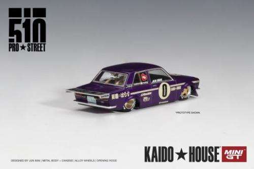 Datsun 510 Pro Street - OG Purple - KAIDOHOUSE and MINI GT