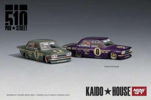 Datsun 510 Pro Street - OG Purple - KAIDOHOUSE and MINI GT