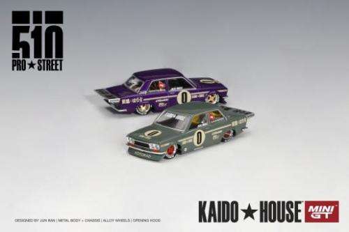 Datsun 510 Pro Street - OG Purple - KAIDOHOUSE and MINI GT
