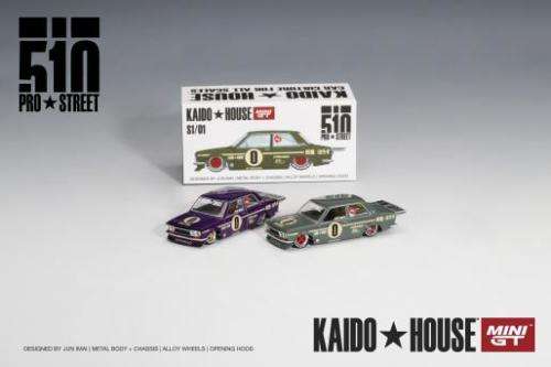 Datsun 510 Pro Street - OG Purple - KAIDOHOUSE and MINI GT