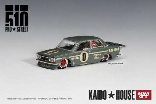 Datsun 510 Pro Street - OG Green - KAIDOHOUSE and MINI GT