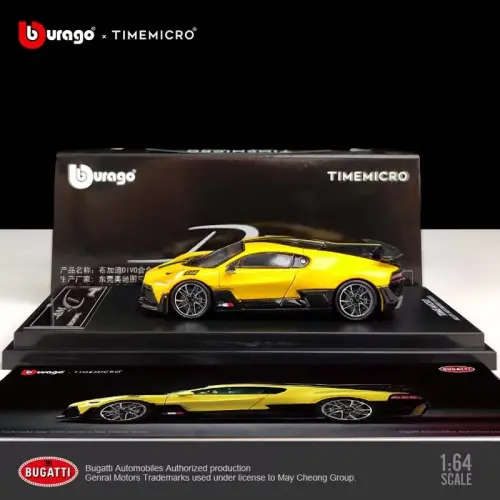 Bugatti Divo - Yellow - TM and Bburago