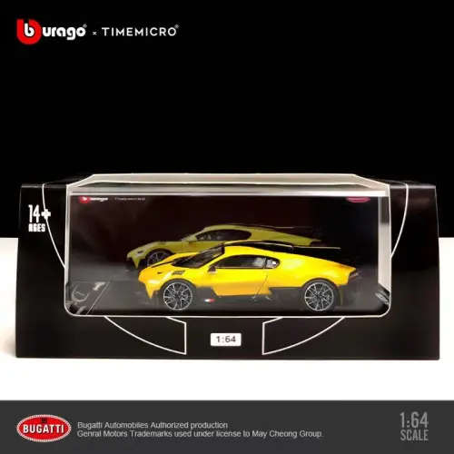 Bugatti Divo - Yellow - TM and Bburago