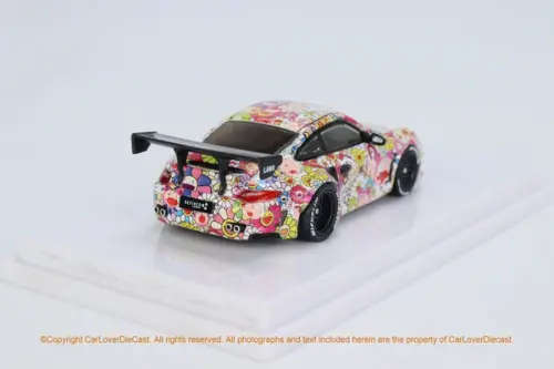 Porsche 997 LBWK Jaden.C Sunflowers Carloverdiecast Special Edition Model With Special Packaging Box