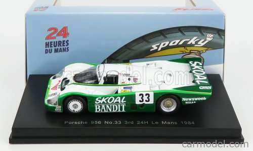 Porsche 956B 2.6L - Skoal Bandit - #33 3rd 24h Le Mans 1984 - D.Hobbs / P.Streiff / S. Van Der Merwe
