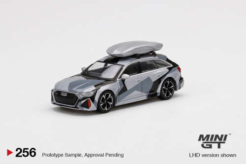 Audi RS 6 Avant - Silver Digital Camouflage with Roof Box