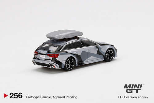 Audi RS 6 Avant - Silver Digital Camouflage with Roof Box