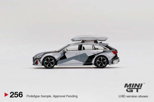 Audi RS 6 Avant - Silver Digital Camouflage with Roof Box