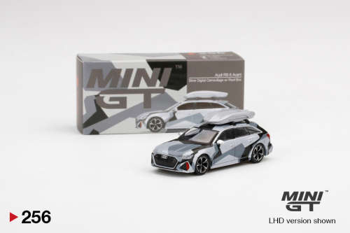 Audi RS 6 Avant - Silver Digital Camouflage with Roof Box