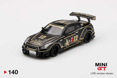 Nissan GT-R (R35) - LB Works Coupe JPS LHD 2016 - Black Gold - Type 2 - Rear Wing version 3