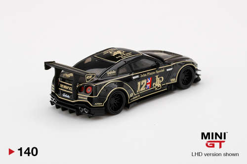 Nissan GT-R (R35) - LB Works Coupe JPS LHD 2016 - Black Gold - Type 2 - Rear Wing version 3