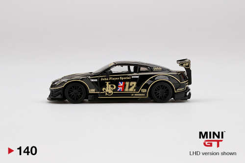 Nissan GT-R (R35) - LB Works Coupe JPS LHD 2016 - Black Gold - Type 2 - Rear Wing version 3