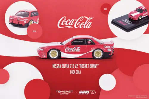Nissan Silvia S13 V2 Pandem Rocket Bunny - Coca Cola