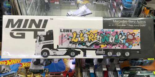 Mercedes Benz Actros - with 40 Ft Container - `LBWK Kuma Graffiti` - LHD only