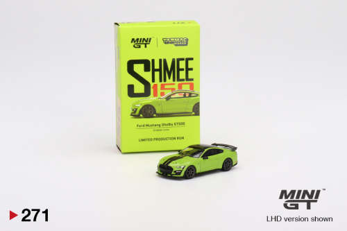 Ford Mustang Shelby GT500 - Grabber Lime MINI GT x Tarmac - Shmee150 Collection