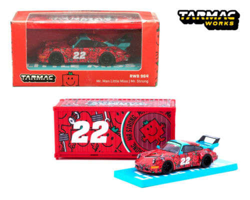 Porsche RWB 964 - Mr. Men Little Miss Mr. Strong with Container
