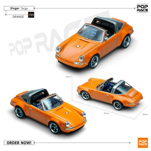 Porsche Singer 911 (964) Targa - Orange