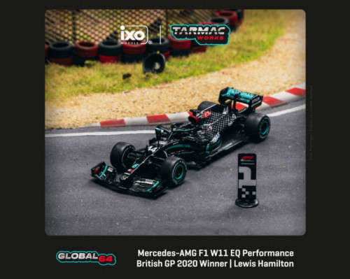 Mercedes AMG F1 W11 EQ - #44 Lewis Hamilton Winner F1 Tuscan GP 2020 -  with Number Board