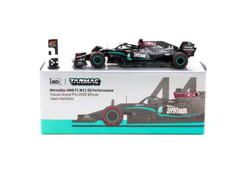 Mercedes AMG F1 W11 EQ - #44 Lewis Hamilton Winner F1 Tuscan GP 2020 -  with Number Board