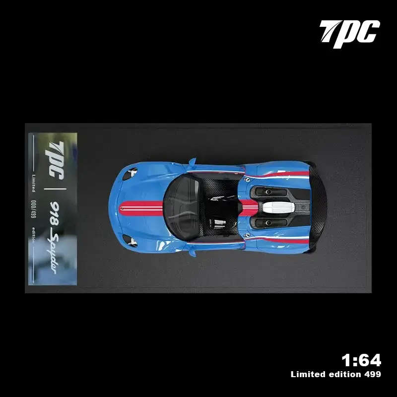 Porsche 918 Spyder - Blue with Red livery