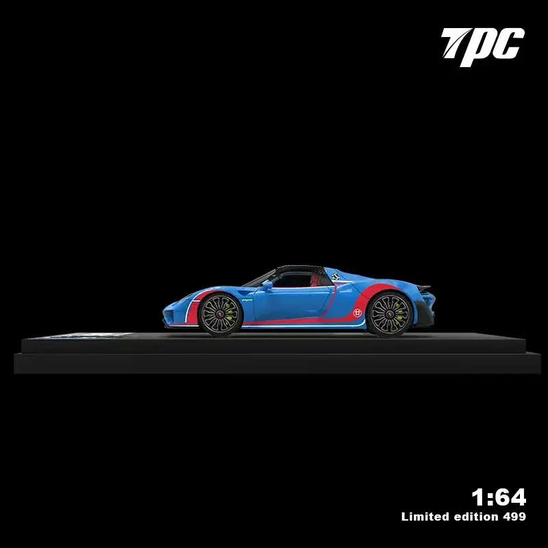 Porsche 918 Spyder - Blue with Red livery
