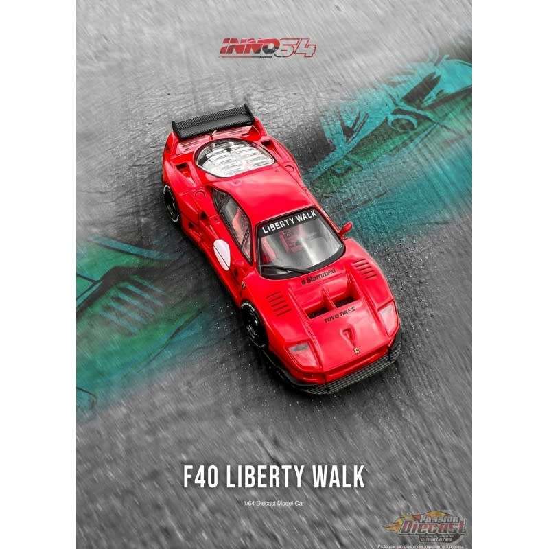 Ferrari LBWK (Liberty Walk) F40 - Red with Graphics