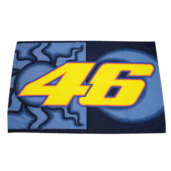 Valentino Rossi #46 Flag  - Navy - Large
