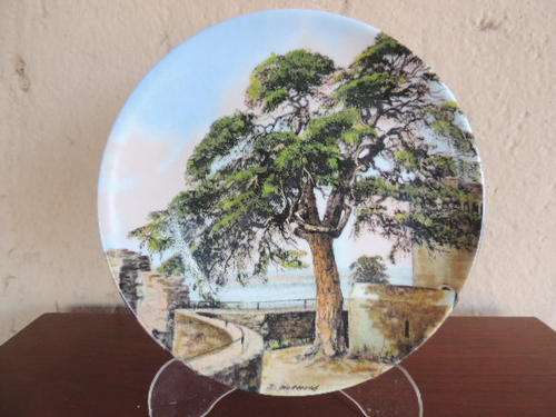 SIGNED COLLECTABLE PLATE OF TREES - LIMITED EDITION