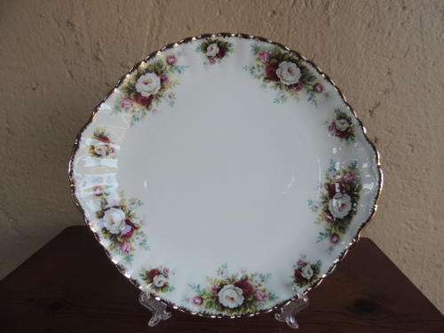 ROYAL ALBERT BISCUIT PLATE - CELEBRATION