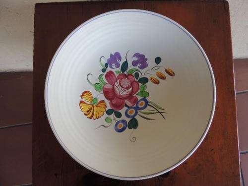 GORGEOUS POOLE FOOTED BOWL - 32 CM DIAMETER - Reduced