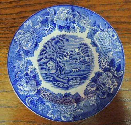 ENOCH WOODS SIDE PLATE - 'ENGLISH SCENERY'