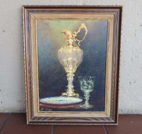 DENZIL HERRING OIL ON BOARD - 62cm X 78cm - CLEARANCE SALE !!!
