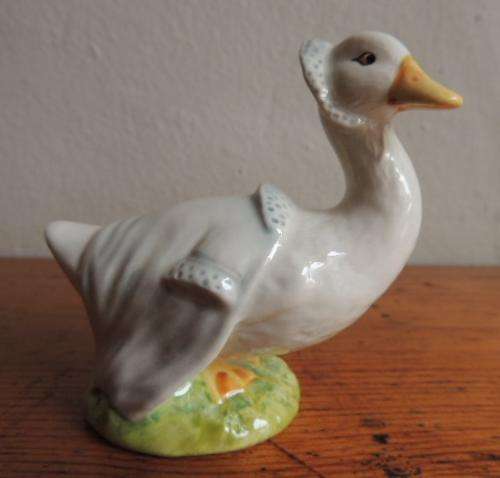 ROYAL ALBERT BEATRIX POTTER FIGURINE - " REBECCAH PUDDLE-DUCK"
