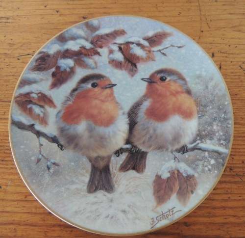 LIMITED EDITION DISPLAY PLATE - " RENDEZVOUS IM FLOCKERWIRBEL"