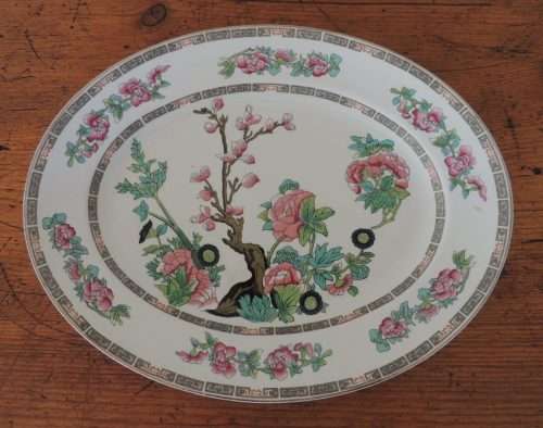 JOHN MADDOCK & SONS MEAT PLATTER 36CM - "INDIAN TREE"