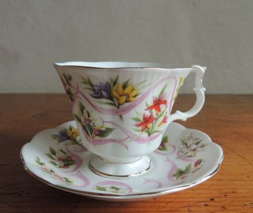 ROYAL ALBERT DUO - " CANADA OUR EMBLEMS DEAR "