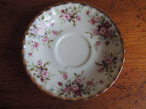ROYAL ALBERT SAUCERS - "COTTAGE GARDEN"