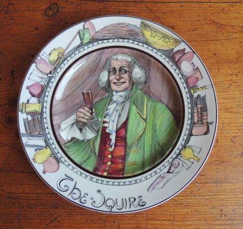ROYAL DOULTON RACK PLATE - " THE SQUIRE "