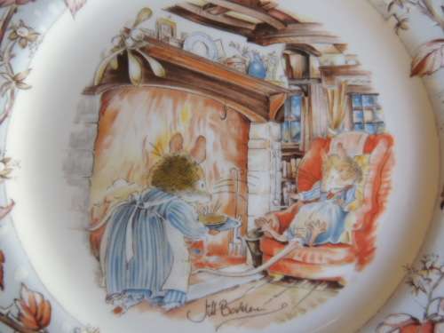ROYAL DOULTON BRAMBLY HEDGE PLATE 21 CM - "WINTER"