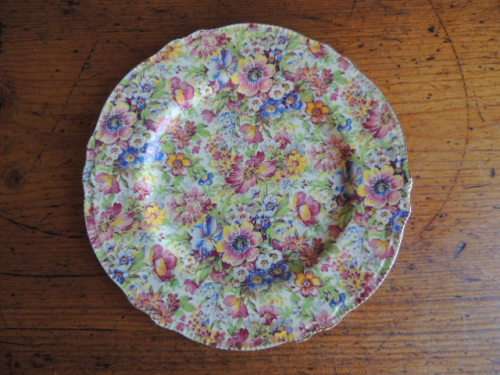ROYAL WINTON CHINTZ PLATE - "SUNSHINE"