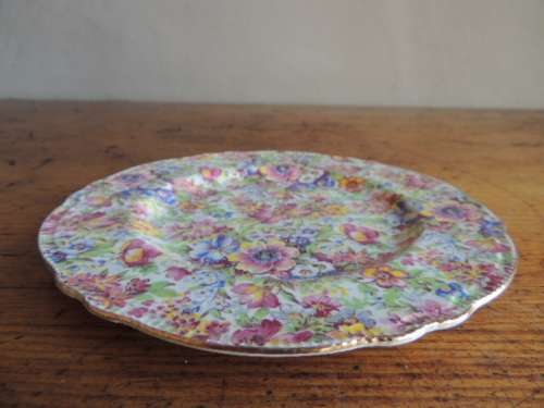 ROYAL WINTON CHINTZ PLATE - "SUNSHINE"